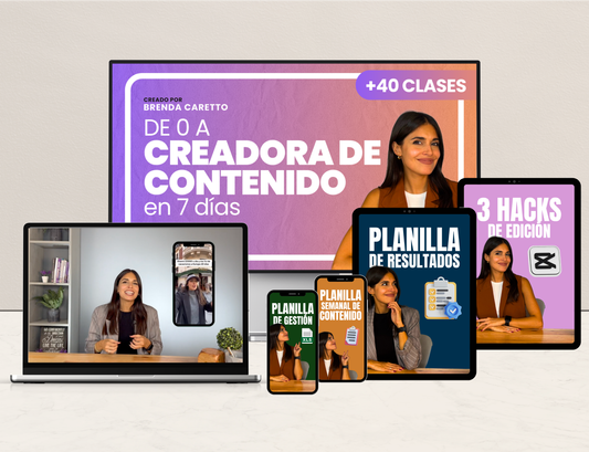 De 0 a Creadora de Contenido en 7 días BÁSICO